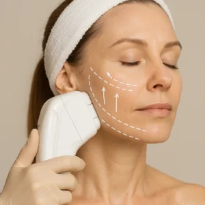 Woman having HI-FU to reduce wrinkles call LA LIPO East Bedfont Now!