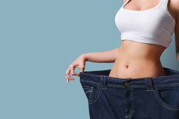 woman after fat reduction treatment East Bedfont